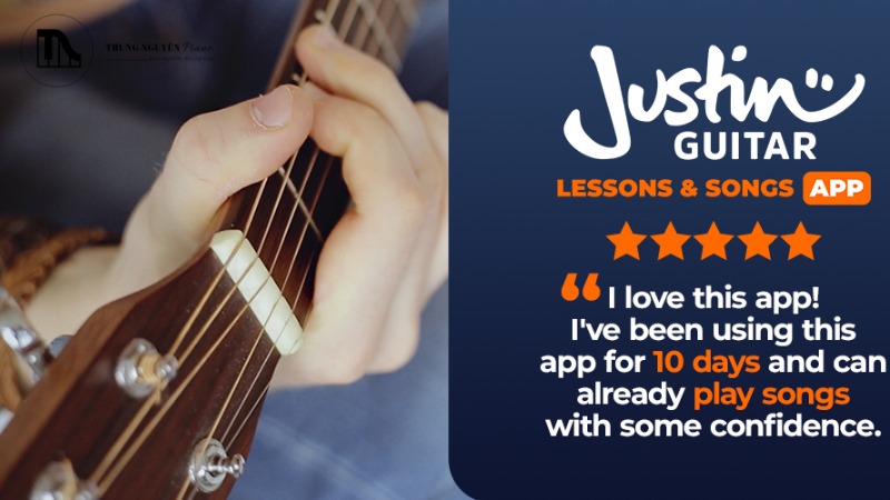 JustinGuitar.com là một nguồn tài liệu học guitar trực tuyến rất nổi tiếng của nghệ sĩ Justin Sandercoe