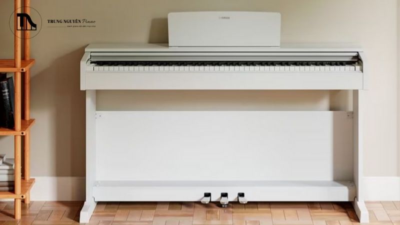: Đàn piano điện Yamaha YDP-C715 với thiết kế tủ đàn độc đáo, màu sắc sang trọng
