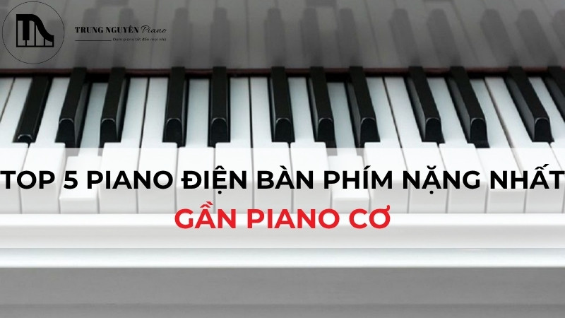 Top 5 Piano điện bàn phím nặng nhất: Gần Piano cơ