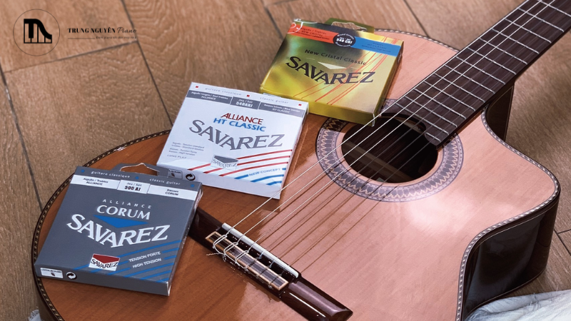 Dây đàn Guitar Classic: Chọn Tension, Thương hiệu uy tín chuẩn 5 Dây treble dòng Alliance (Carbon) cho âm thanh rất sáng, vang