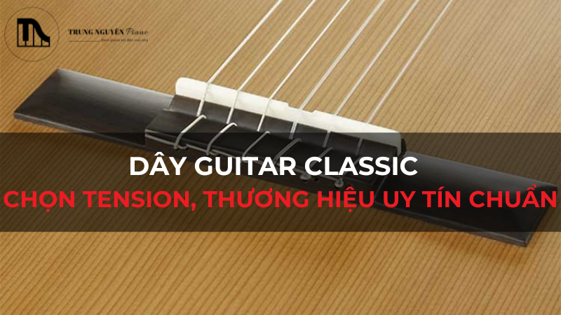 Dây Guitar Classic: Chọn Tension, Thương hiệu uy tín chuẩn