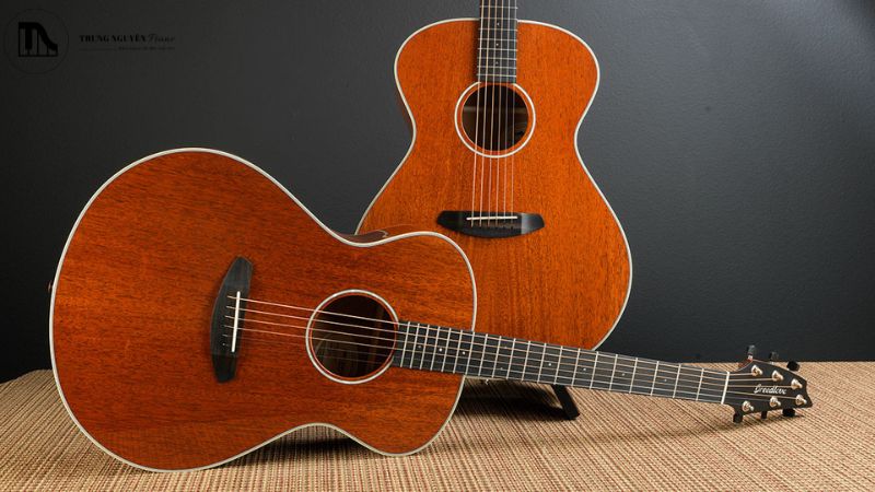 Gỗ Mahogany trên mặt đàn guitar