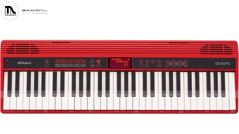 Phím đàn và các nút Performance Pads trên Roland GO:KEYS GO-61K
