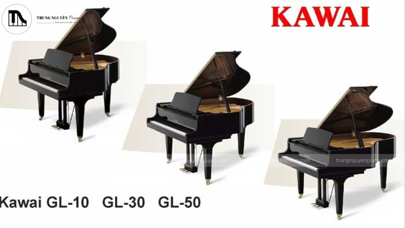 dòng đàn Kawai GL Series có chất lượng âm thanh và cảm giác phím tốt