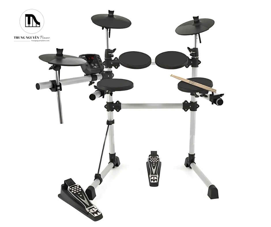 Trống Điện MEDELI DD402J (KII) có bộ khung chắc chắn, dễ dàng lắp đặt