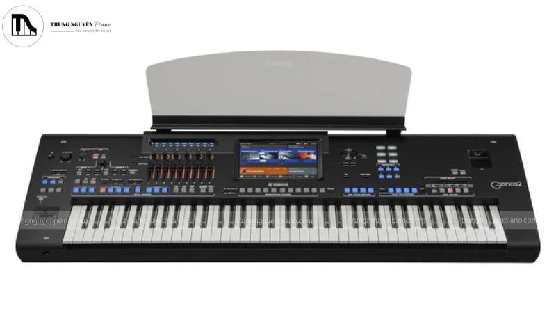 Đàn workstation Yamaha Genos2 với bộ tiếng trống siêu thực