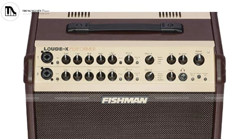 Top 3 Ampli Guitar Acoustic Tốt Nhất Cho Biểu Diễn Quán Cafe 2 Bảng điều khiển của một chiếc ampli guitar acoustic