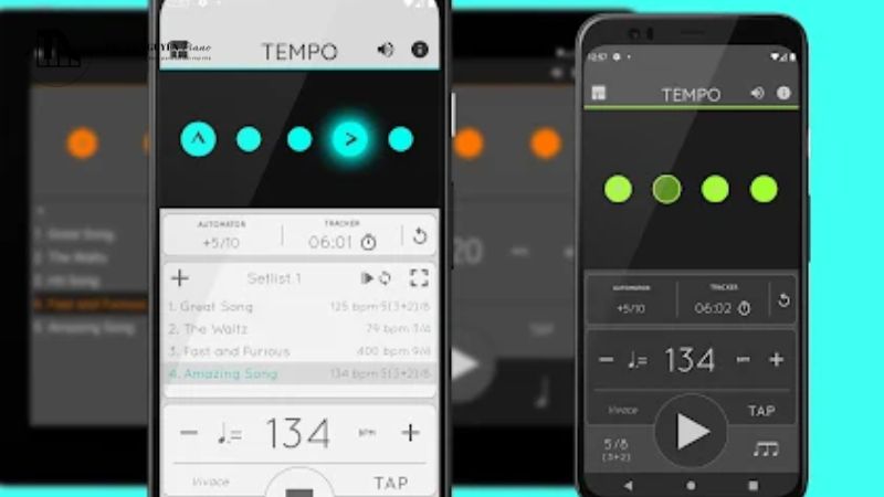 Chế độ rung, tap tempo, hoặc quản lý setlist là những điểm cộng lớn