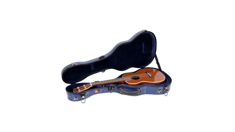 Bao đựng ukulele có lớp lót dày giúp bảo vệ đàn khỏi va đập và trầy xước