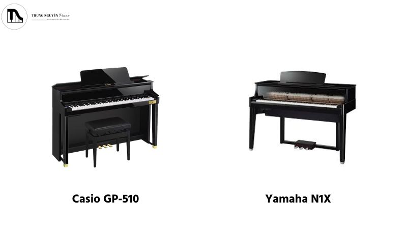Hai mẫu đàn Casio Celviano Hybrid GP Series và Yamaha AvantGrand N Series