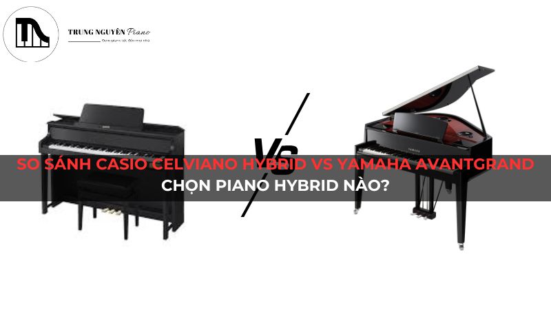 So sánh Casio Celviano Hybrid vs Yamaha AvantGrand: Chọn Piano Hybrid nào?
