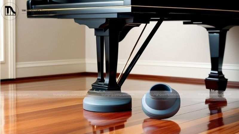 Chén kê chân piano cao su (hoặc cao su đúc)