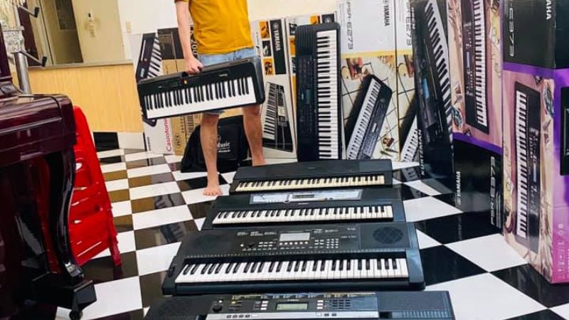 Các thương hiệu lớn như Yamaha, Roland, Kawai, Casio có giá trị bán lại tốt