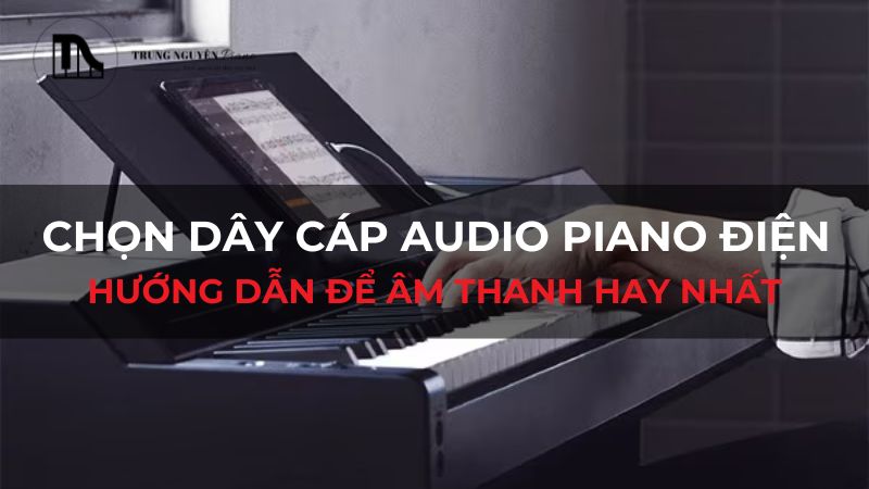 Chọn dây cáp Audio piano điện: Hướng dẫn để âm thanh hay nhất