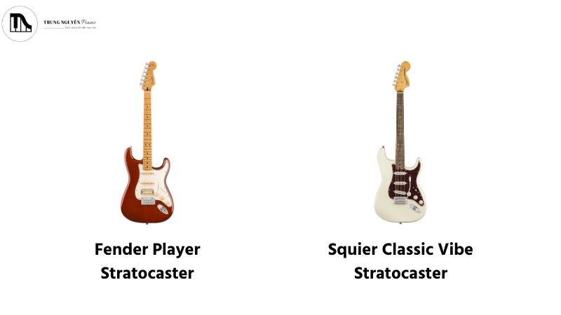 Squier Classic Vibe thường dùng gỗ Poplar hoặc Pine với chất âm riêng