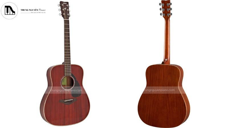 Gỗ lưng và hông Guitar: So sánh Rosewood, Mahogany và Maple 3 Lưng và hông của một cây đàn guitar Mahogany với màu nâu đỏ đặc trưng