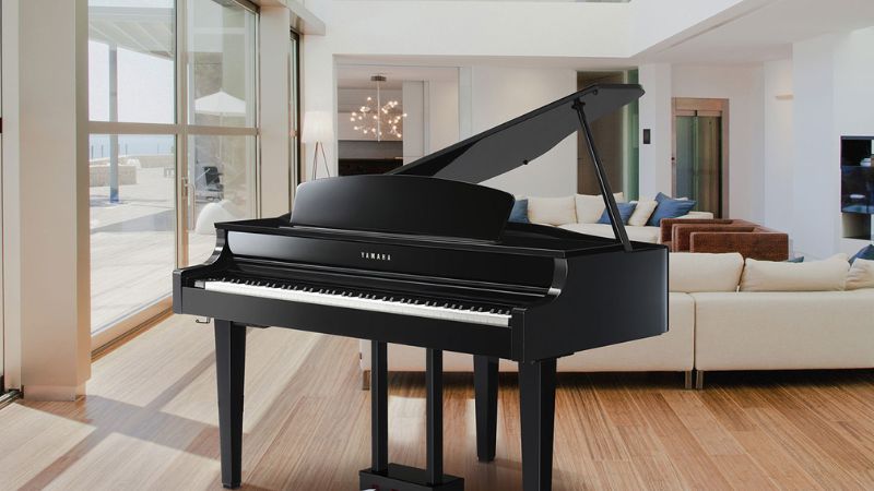 Top 3 Grand Piano Mini dưới 1m50: Sang trọng cho không gian nhỏ 2 Không gian lý tưởng để đặt baby grand piano dưới 1m50 trong phòng