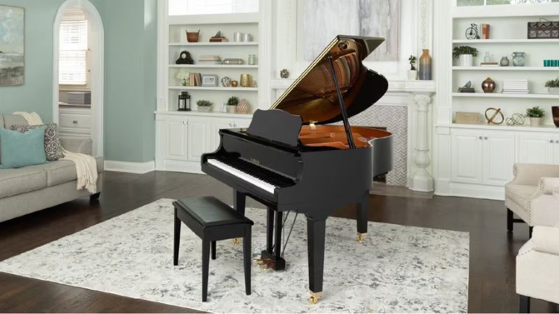 Top 3 Grand Piano Mini dưới 1m50: Sang trọng cho không gian nhỏ 4 Baby grand piano Yamaha GB1K với thiết kế tinh tế và nhỏ gọn