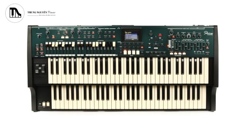 thống drawbar (thanh kéo điều chỉnh âm sắc) là trái tim của việc chơi Hammond