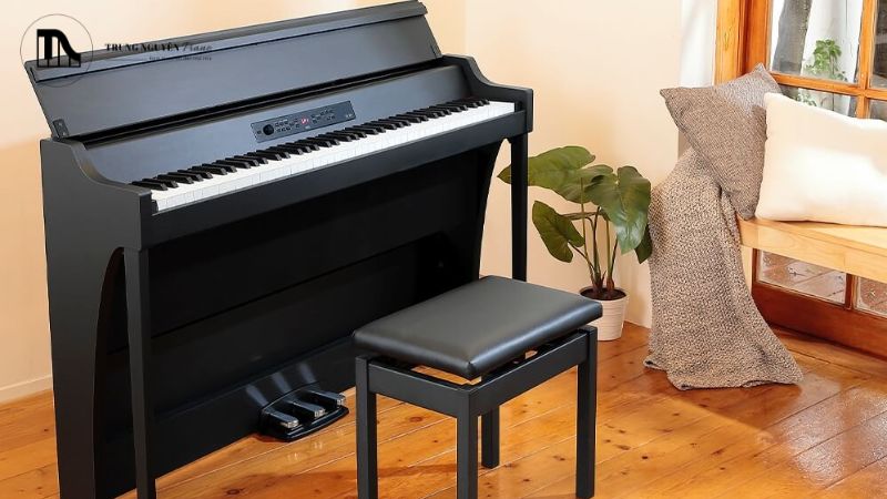 Korg G1 Air gây ấn tượng mạnh với thiết kế thanh lịch, mỏng gọn