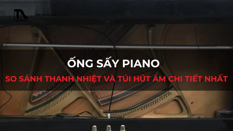 Ống sấy piano: So sánh thanh nhiệt và túi hút ẩm chi tiết nhất