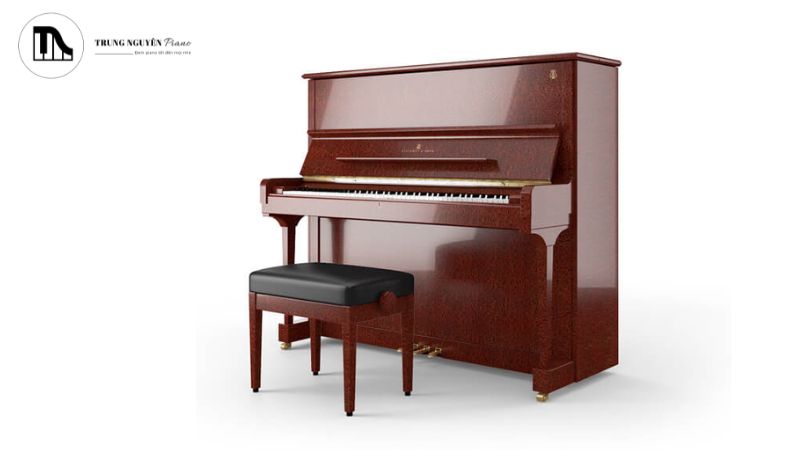 Top 5 piano cơ Upright size lớn (>130cm) âm thanh mạnh mẽ 9 Steinway & Sons K-132 (132cm) đỉnh cao của nghệ thuật chế tác piano