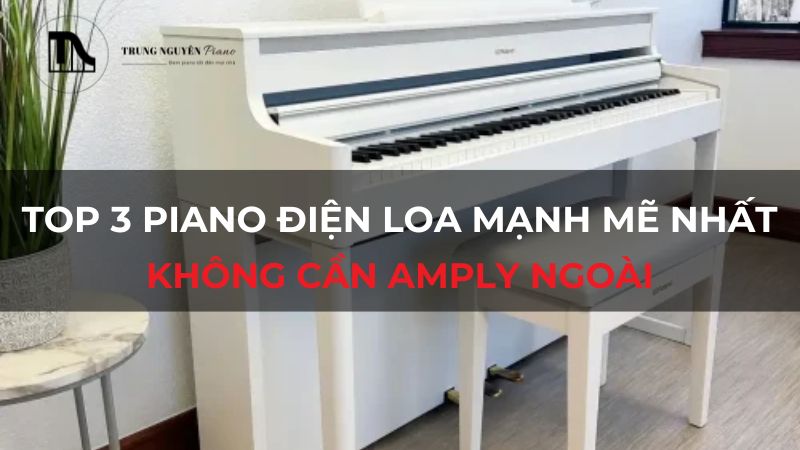 Top 3 piano điện loa mạnh mẽ nhất: Không cần amply ngoài