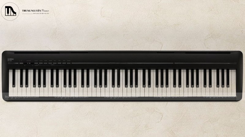 Top 5 Piano Điện thiết kế mỏng, tối ưu không gian sống 6 Kawai ES120 mang đến cảm giác chơi chân thực với chất lượng âm thanh tự nhiên