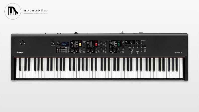 Yamaha CP88 sở hữu bàn phím gỗ NW-GH3 (Natural Wood Graded Hammer) mang lại cảm giác đầm chắc