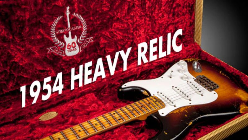 Fender Stratocaster với thiết kế công thái học ra mắt năm 1954