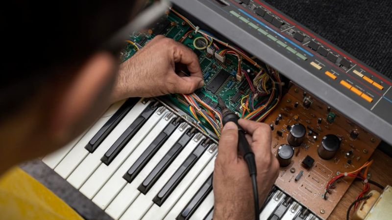 Cơ chế bàn phím điện tử phức tạp, dễ gặp lỗi liệt phím nếu tháo lắp không đúng