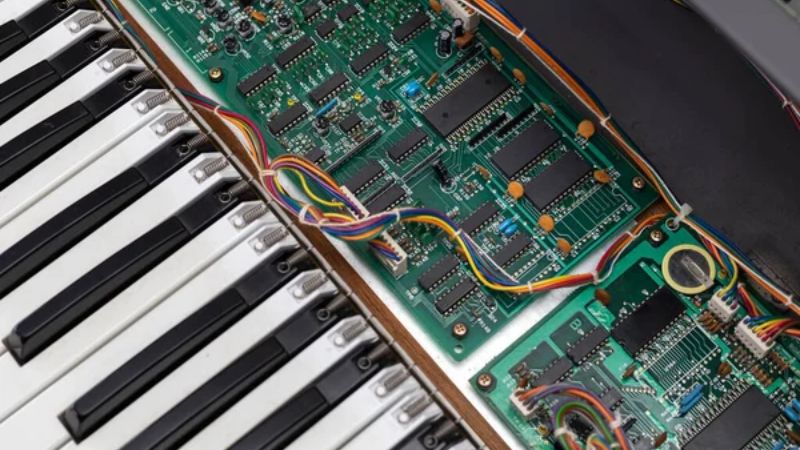 Việc sửa piano điện lỗi kết nối phần cứng cần trang thiết bị chẩn đoán hiện đại