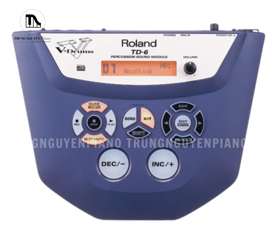 Trống Điện ROLAND TD6K 6 Điểm sáng giá nhất của Trống Điện ROLAND TD6K chính là module TD6, một cỗ máy âm thanh thực thụ