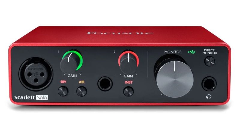 Thiết bị Audio Interface dùng chuyển đổi tín hiệu analog sang digital