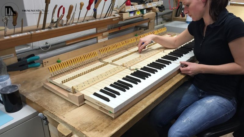 Cấu tạo phím đàn piano cơ