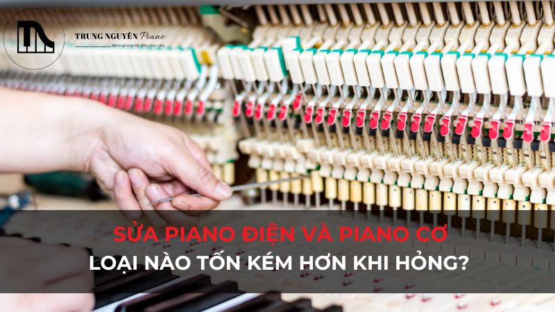 Chi phí sửa chữa piano điện và piano cơ: Loại nào tốn kém?