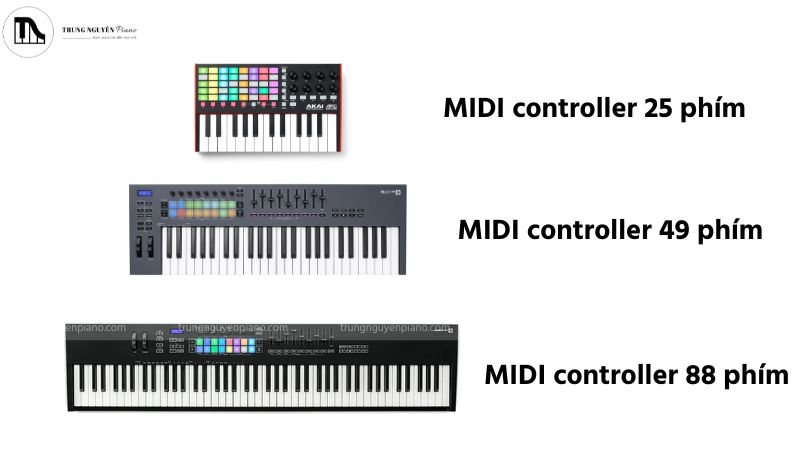Tư vấn chọn MIDI Controller cho người mới: Hướng dẫn A-Z 4 Lựa chọn số lượng phím MIDI Controller phù hợp nhu cầu của bạn