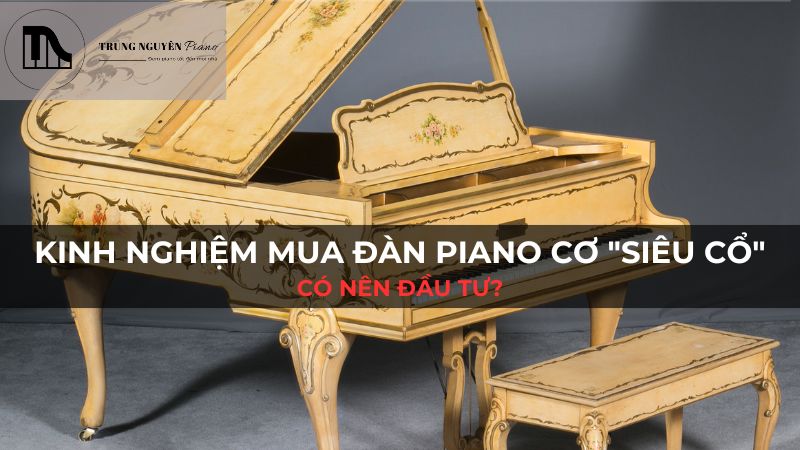 Kinh nghiệm mua đàn Piano Cơ cổ: Có nên đầu tư?