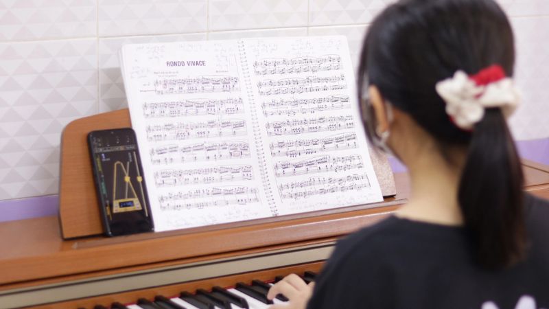 Mục tiêu là tập trung hoàn toàn vào bản nhạc khi luyện đọc nhanh