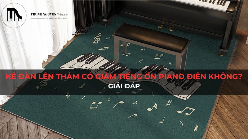 Kê đàn lên thảm có giảm tiếng ồn piano điện không? Giải đáp