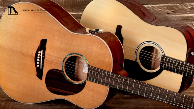 Nếu vân gỗ liền mạch từ trên xuống dưới, đó là Solid Top