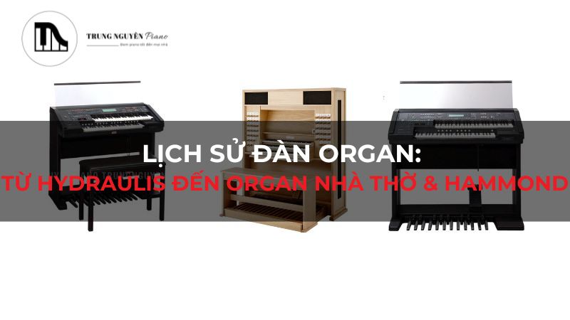 Lịch sử đàn Organ: Từ Hydraulis đến Organ nhà thờ & Hammond