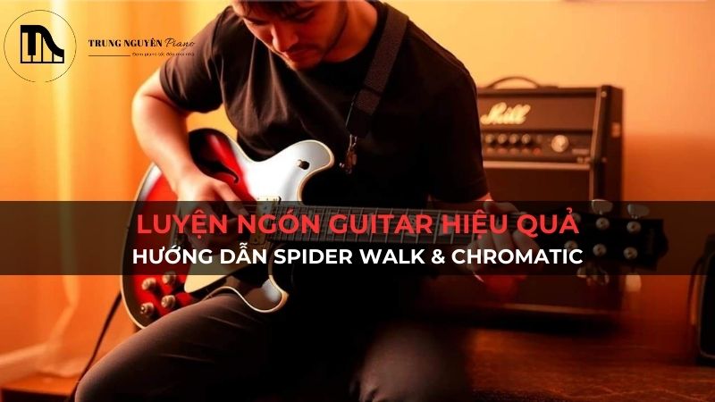 Luyện Ngón Guitar Hiệu Quả: Hướng Dẫn Spider Walk & Chromatic