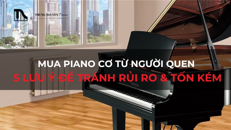 Mua piano cơ từ người quen: 5 lưu ý để tránh rủi ro & tốn kém