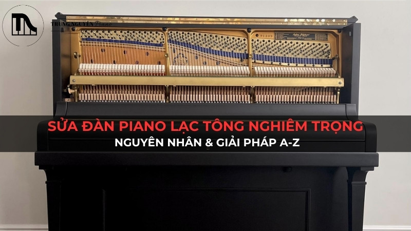 Sửa đàn Piano lạc tông nghiêm trọng: Nguyên nhân & giải pháp A-Z