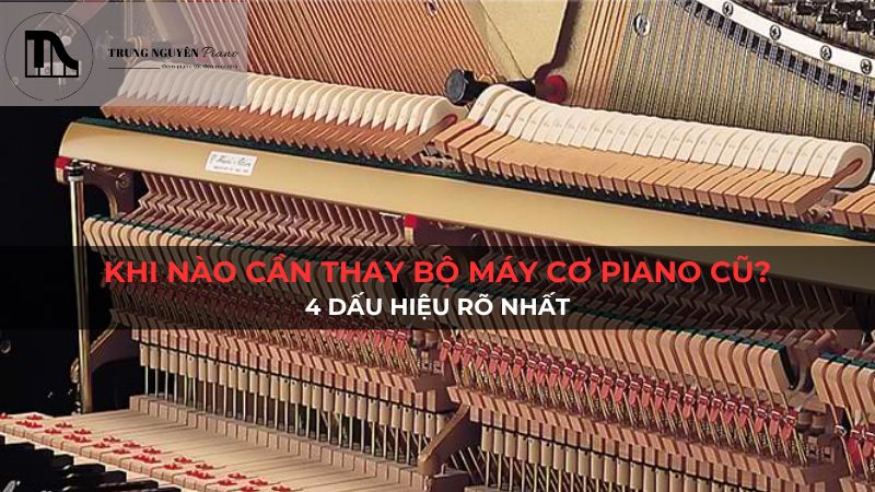 Khi nào cần thay bộ máy cơ Piano cũ? 4 dấu hiệu rõ nhất