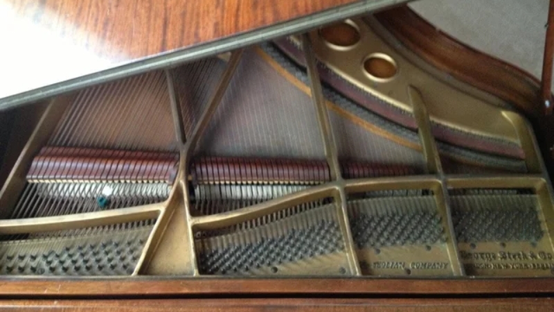 Cách Vệ Sinh Khe Kẽ Đàn Piano: Hướng Dẫn An Toàn 1 Lớp bụi tích tụ lâu ngày trong khe kẽ đàn piano cơ làm phím nặng và giảm độ nhạy