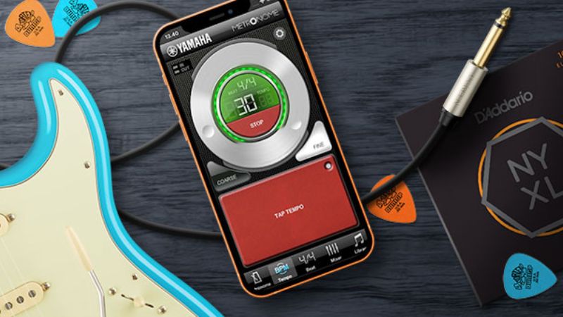 Luyện tay phải với metronome giúp người học xây dựng cảm nhận nhịp vững chắc