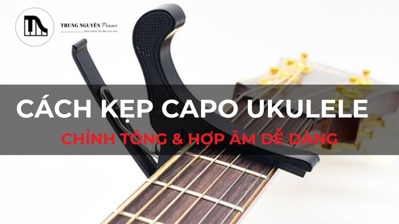 Cách kẹp Capo Ukulele: Chỉnh tông & Hợp âm dễ dàng