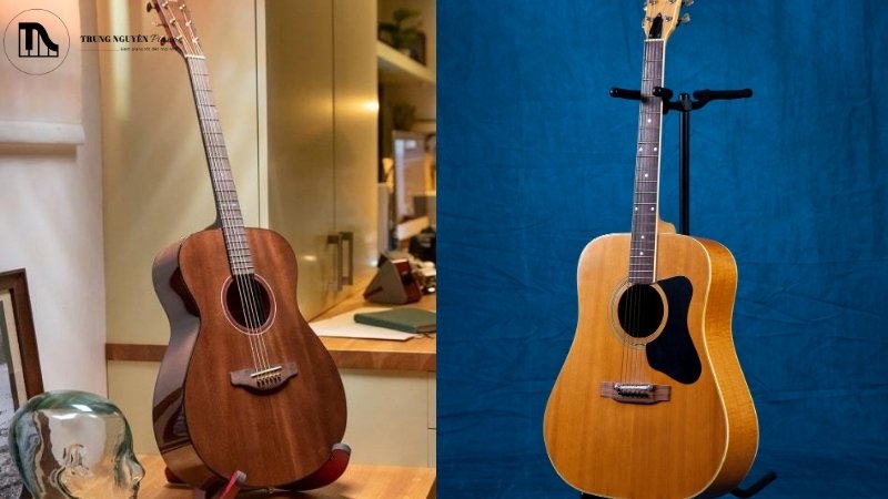 Có nên thay dây Acoustic vào đàn Classic? Cảnh báo hư hỏng vĩnh viễn 2 Phân biệt cấu tạo guitar Classic và Acoustic